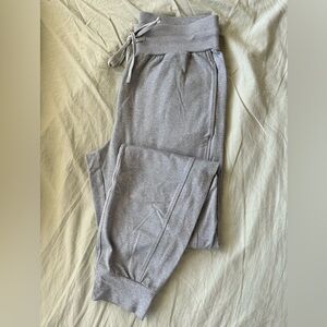 Fabletics Cloud Jersey Light Grey Heather Joggers